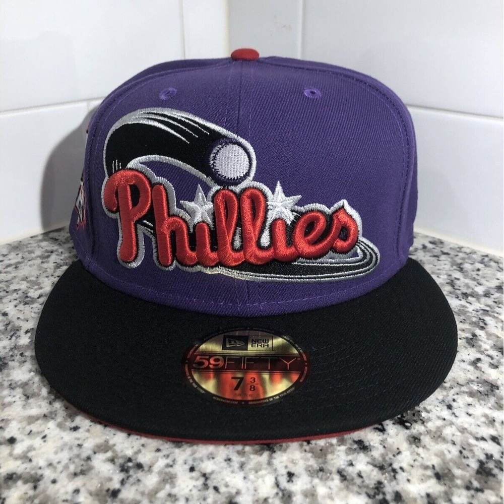 New Era Philadelphia Phillies 59FIFTY 1996 All Star Game Purple Fitted Hat 7 3/8